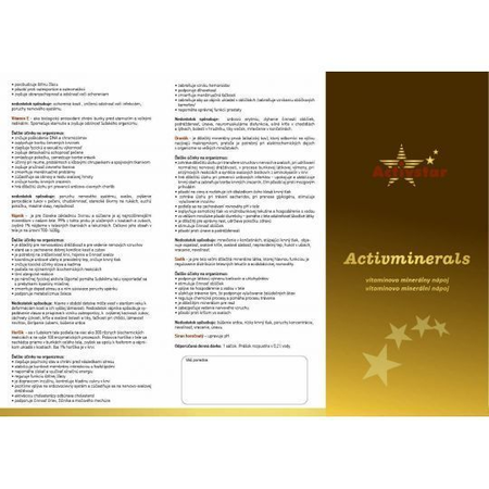 Faltblatt Activmineral A4 - 50 Stück