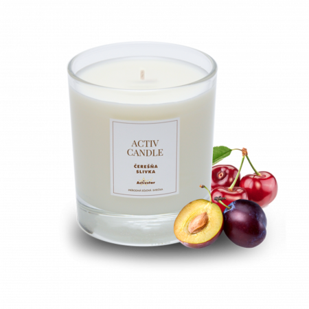 Activ Kerze Kirsche - Pflaume 140 g