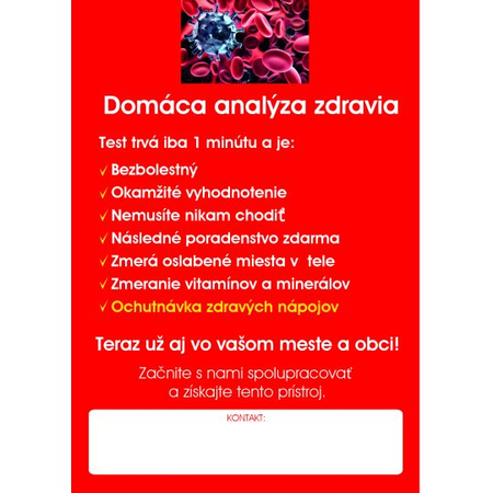 Poster A4 Gesundheitsanalyse